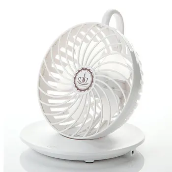 

Unique Mini Portable USB Charging Coffee Cup Fan Blade Desktop Cooling Fan