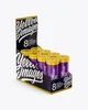 Paper printed counter small display boxes packaging boxes for retail pre roll cbd store custom preroll display box 6