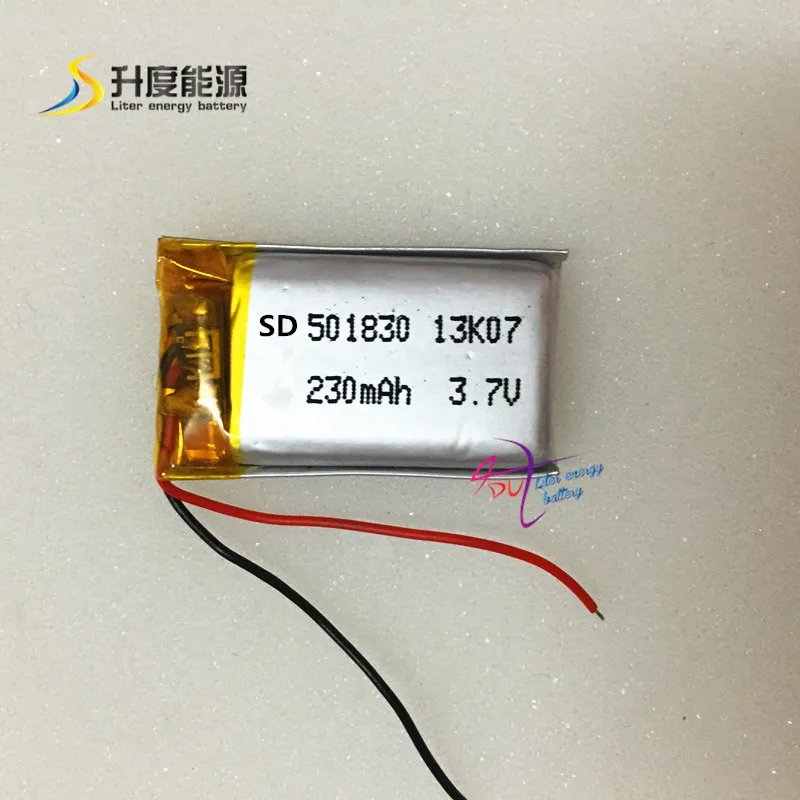 OEM и ODM lipo SD 501830 3 7 v аккумуляторная батарея 230mah | Компьютеры офис