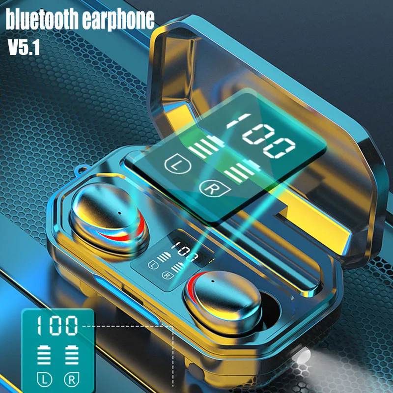 9D стерео HD Беспроводная bluetooth гарнитура водонепроницаемые спортивные