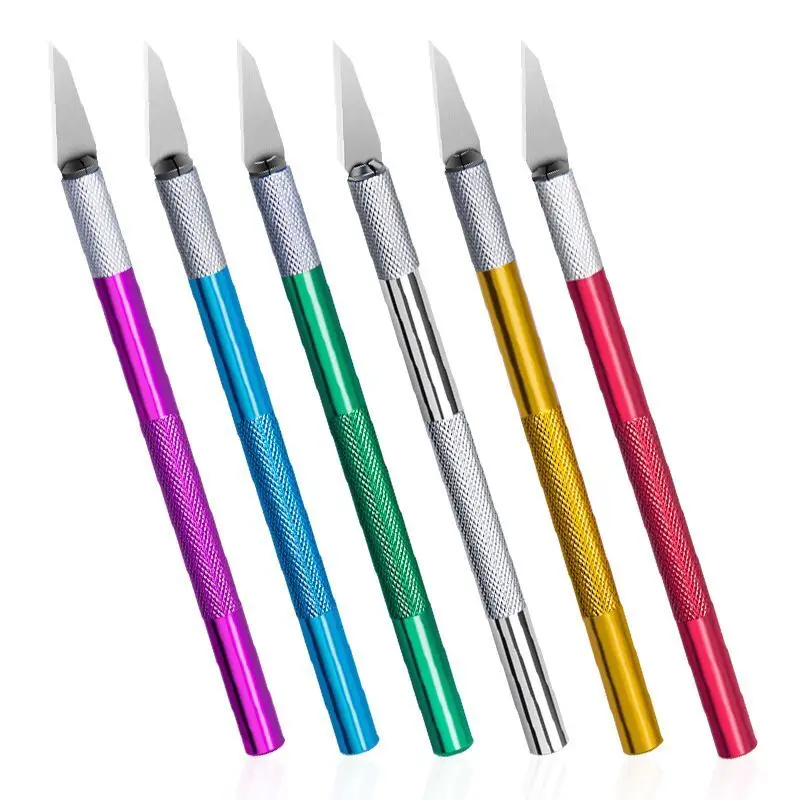 

Mobile Phone PCB DIY Repair Manual Tool Non-slip Metal Scalpel Tool Set Tool Carving Tool Edc Knife