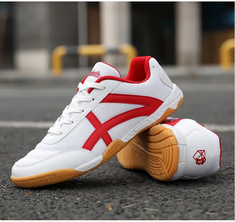 Unisex Indoor Training Table Tennis Shoes Men Shock Training Professional Sport Handball Sneakers Women Breathable Tennis Shoes