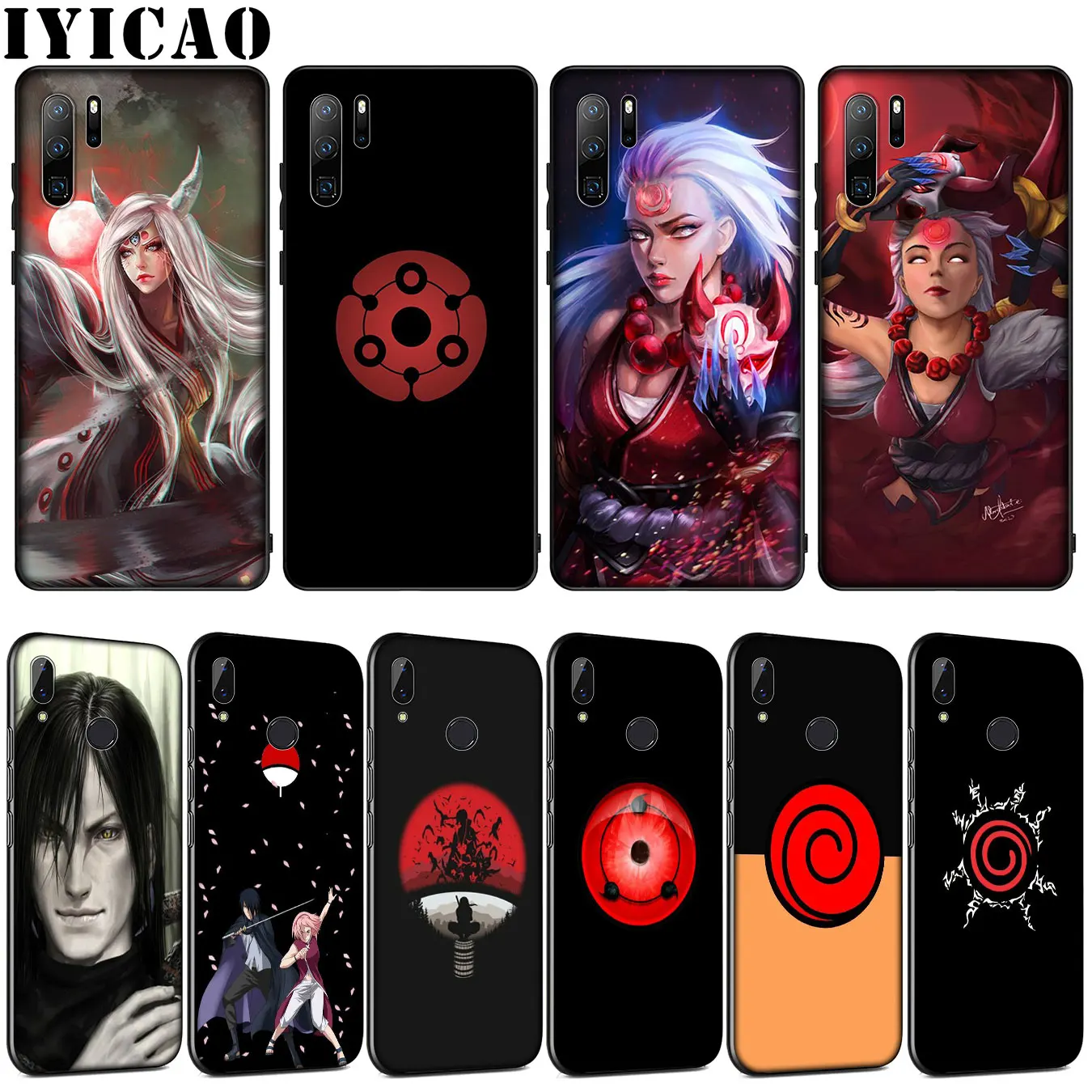 Японский Мягкий силиконовый чехол IYICAO Naruto Itachi Uchiha для Huawei P30 P20 Pro P10 P9 Lite Mini 2017 2016 P