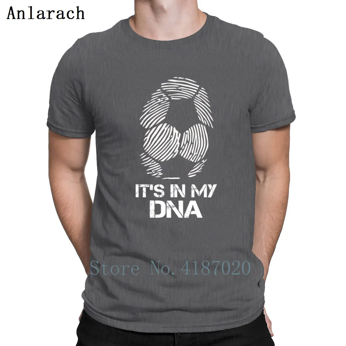 Футболки «Soccers It S In My Dna», крутая одежда, Весенняя футболка, классические футболки на заказ, размер S-3xl