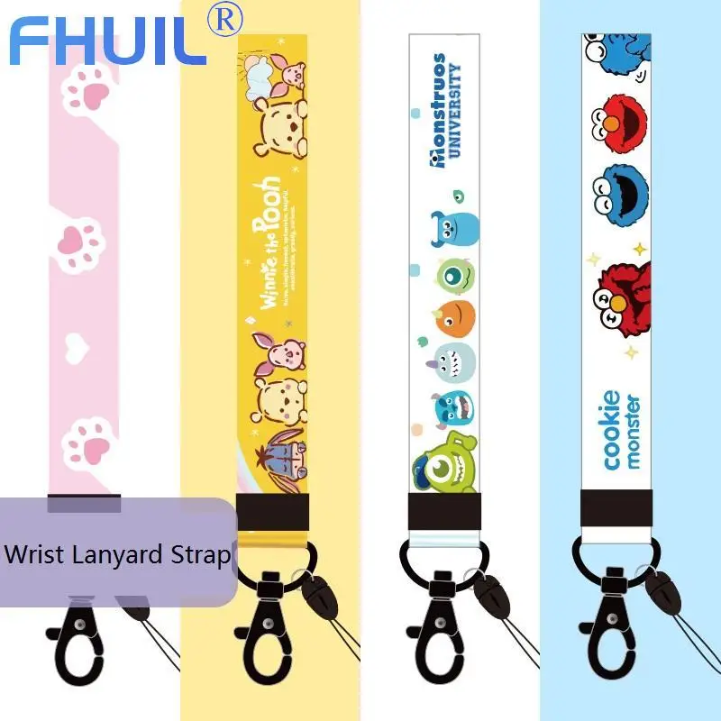 Mobile Phone Straps Hand wrist lanyard Strap String Cord For Keys ID Card USB Bad Holder Hang Mobile Rope Cartoon Cute Lanyards