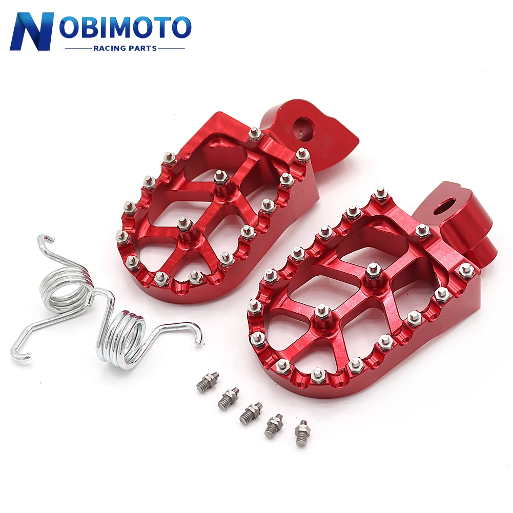 Подножки для мотоциклов 3 цвета подножки с ЧПУ педали YAMAHA 65 85 125 250 426 450F FX WR YZ