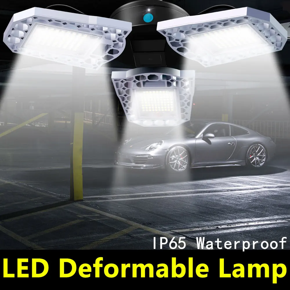 

Tubo LED Light Bulb Garage Light E27 Waterproof Light Bulb E26 AC220V 60W 80W 100W Ampolleta Inteligente Industry Warehouse Lamp