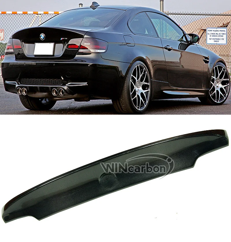Стильный дополнительный спойлер для багажника из углеродного волокна CSL BMW E92