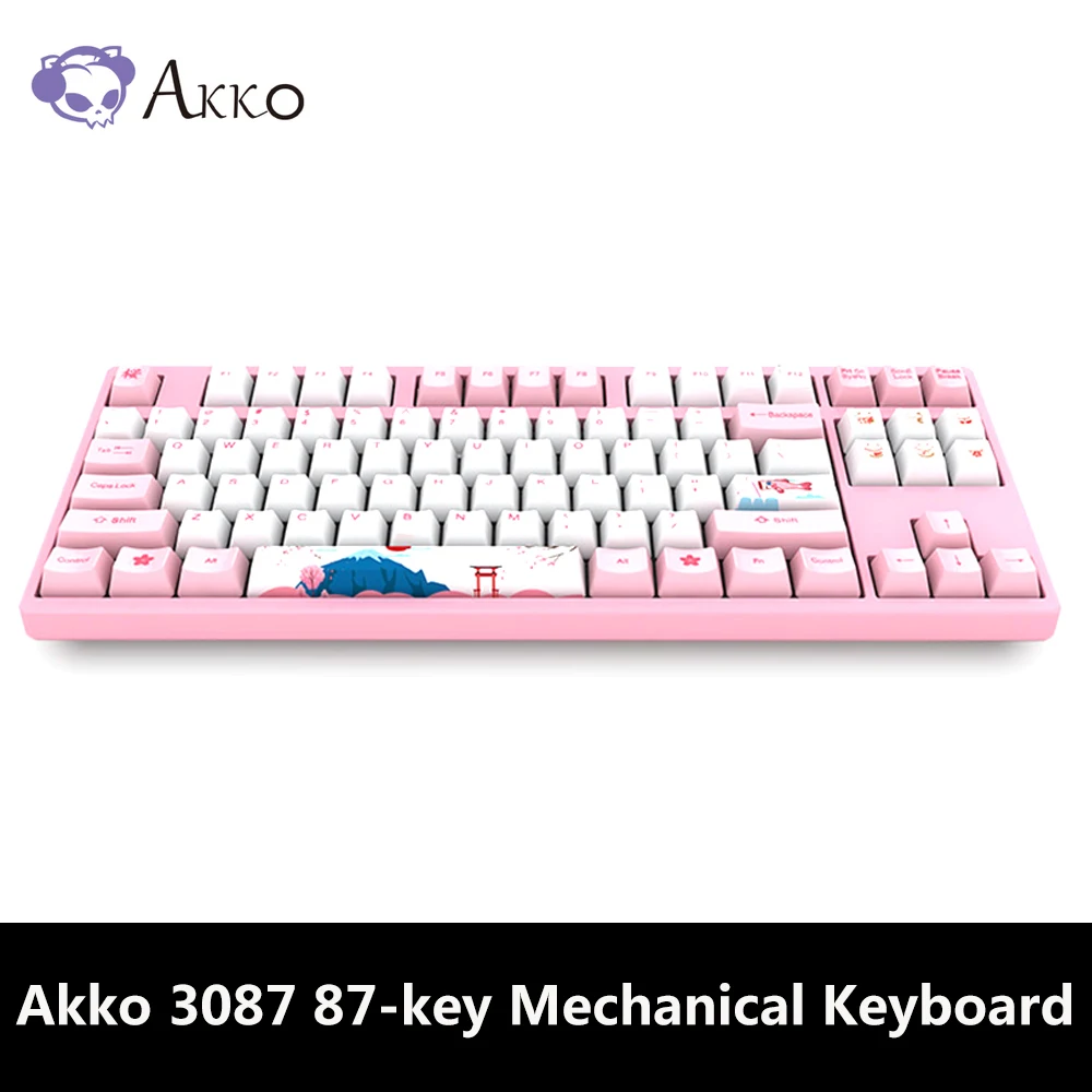 

Original AKKO 3087 Gaming Mechanical Keyboard 87 Keys 85% PBT USB Type - C Wired Gaming Keyboard For PC Computer Gamer