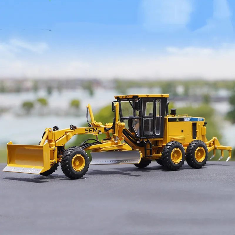 Литой автогрейдер Sangong Machinery SEM919 из сплава 1/35 модель автомобиля коллекция для