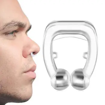 

Portable Anti Snoring Nose Clip Silencer Safe Nasal Dilator Sleeping Aid Guard