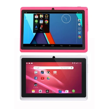 

2 Pcs 7 Inch Kids Tablet Android Quad Core Dual Camera WiFi Education Game Gift for Boys Girls, White & Pink