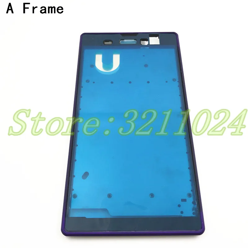 Полный корпус для Sony Xperia T3 D5102 D5103 D5106 M50W Чехол передняя панель рамка+ Батарейная дверь с боковыми кнопками+ NFC