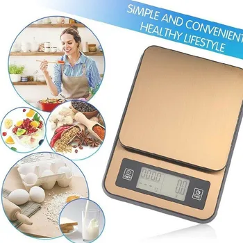 

Multi-function Kitchen Baking Electronic Coffee Scale Barbecue Temperature Probe household convenient accessories for kitchen