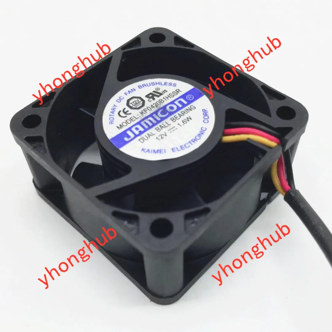 Jamicon KF0420B1HSSR AC/DC 12V 1 6 Вт 40x40x20 мм 3 провода Сервер вентилятор охлаждения | Компьютеры