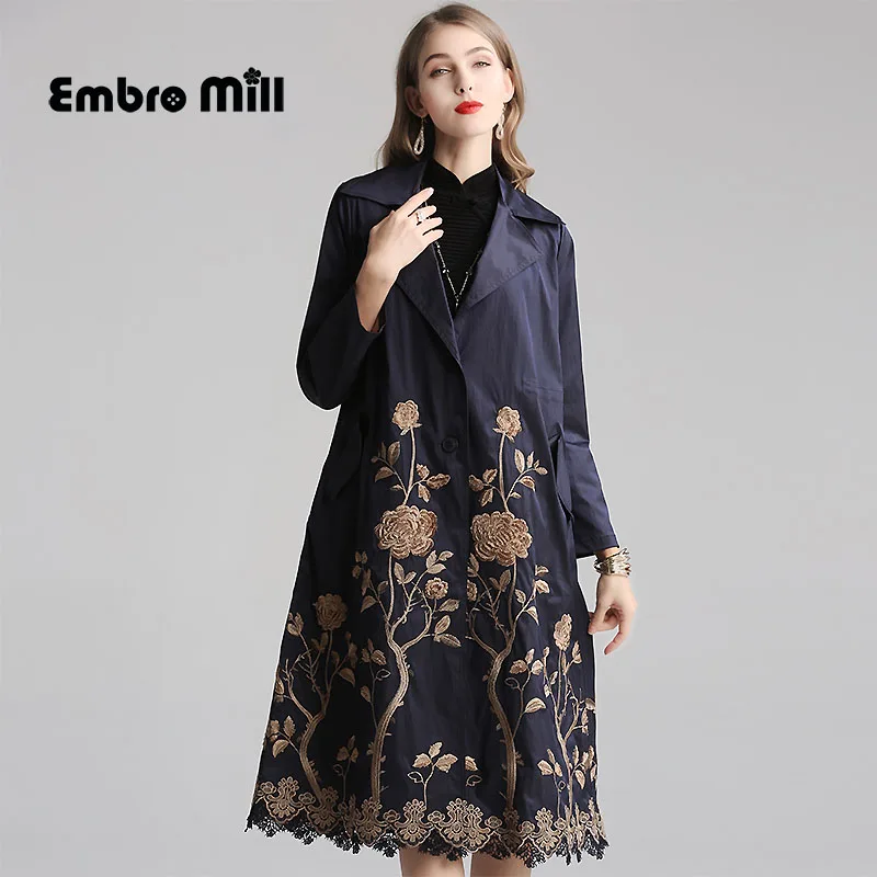 Осенне зимнее пальто из хлопка и льна уличная одежда стильное