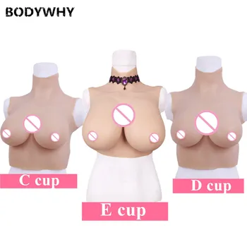 

2020 New Top C D E Cup Liquid Silicone Filled Fake Breasts Artificial Silicone Breasts Fake Breast Transgender Hot