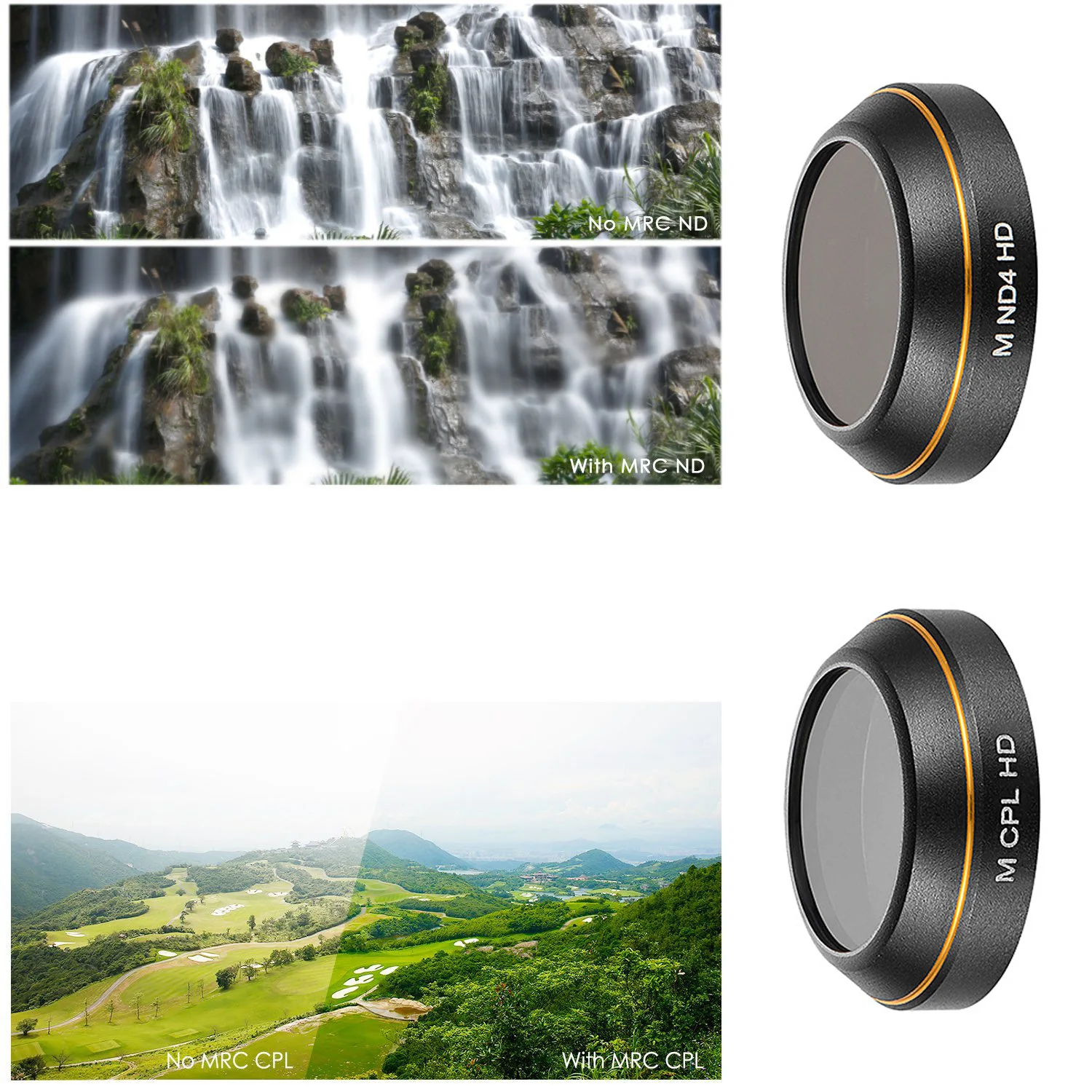 Фильтр объектива для DJI Mavic Pro Оптическое стекло CPL/ND4/ND8/ND16/ND32/MCUV с чехол для хранения