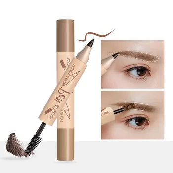 

Music Flower Eye Brow Tint Cosmetics Natural Long Lasting Stereoscopic Tattoo Waterproof Liquid Eyebrow Pen Browcara