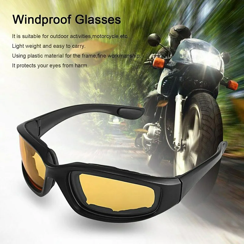 

1PC Anti-Glare Motorcycle Glasses Polarized Night Driving Lens Glasses Sunglasses