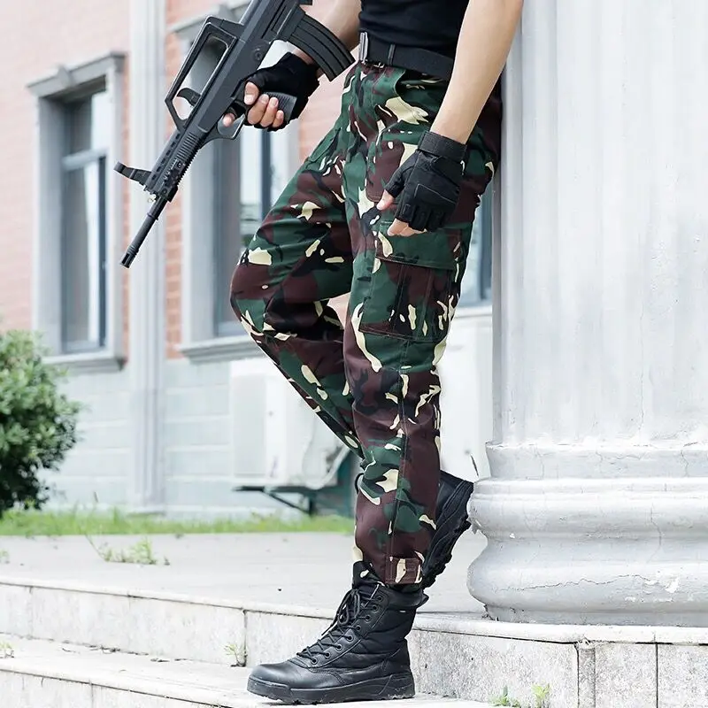 Tactical Cargo Pants Men Military Black Python Camouflage Combat Pants Army  Working Hunting Trousers Joggers Men Pantalon Homme