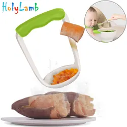 11.11 Baby Kids Grinding Bowls Learn Dishes Handmade Grinding Tool Food Fruit Supplement Children Infant Food Mills Cook