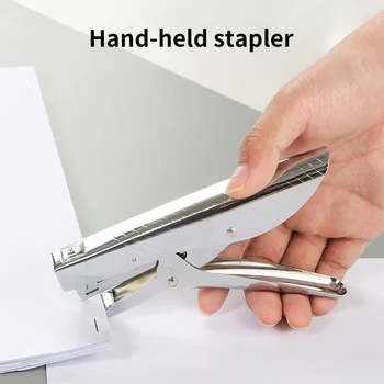 

Metal Manual Stapler, Wear-Resistant, Manual, Stapler, Can Order 2 To 20 Sheets Of A4 Paper, And Can Place 70 Staples At A Time.