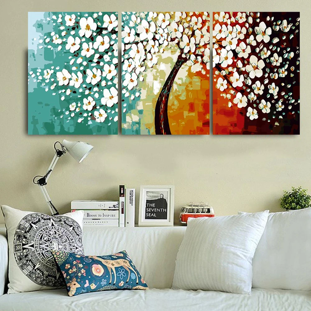 Billige HUACAN Bild Durch Zahlen Landschaft Acryl Zeichnung Leinwand Wand Kunst DIY Ölgemälde Home Decor Geschenk