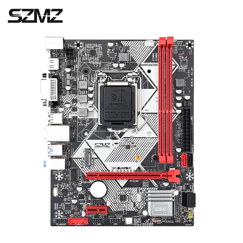 SZMZ B75H LGA1155 motherboard set  with 2*8gb DDR3