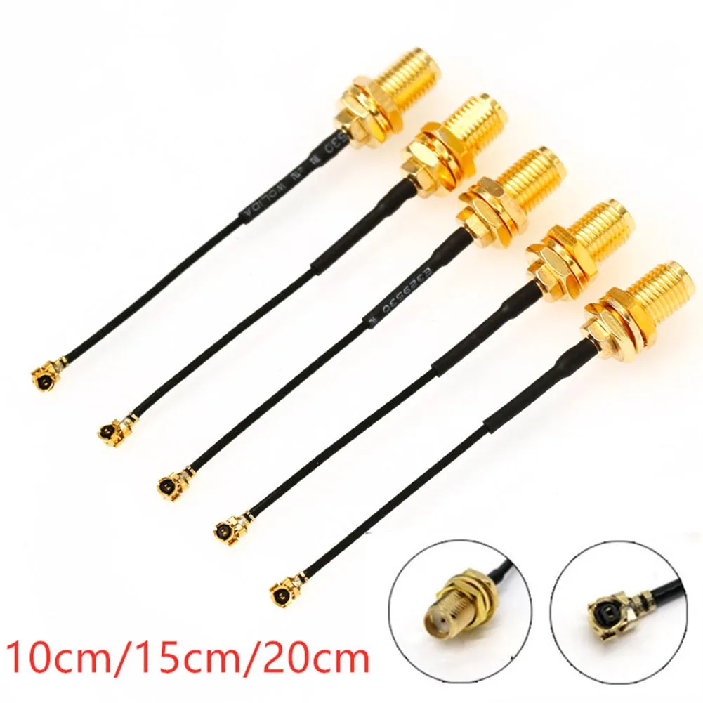 

5Pcs SMA Male Female To UFL / U. FL / IPX / IPEX RF Coax Adapter RG178 Cable