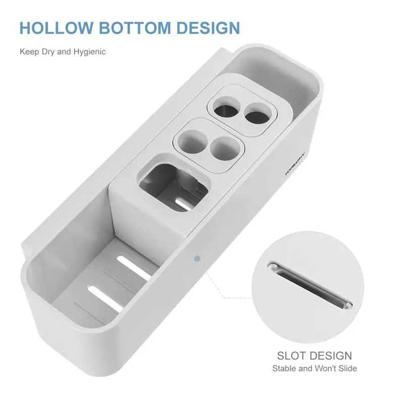 TOPBATHY 1 шт. многофункциональная настенная подставка для зубных щеток