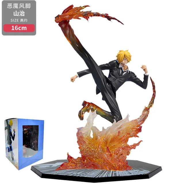 Anime Action Figure One Piece Fantasy Sanji Diable Jambe GK Manga Statue Figurine Decoration PVC Collectible Model Toys 1