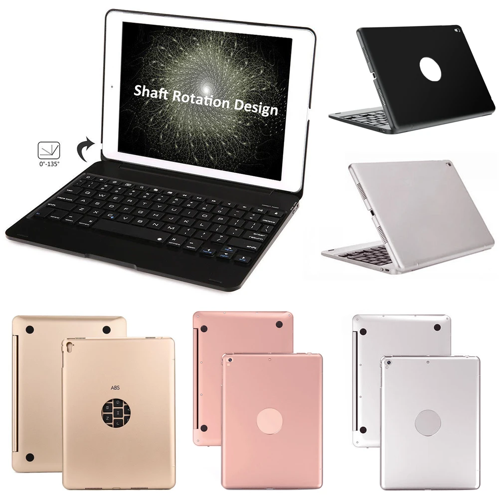 9 7 Wireless Bluetooth Keyboard For iPad Pro Tablet Ultra Thin Folding Chargeable Keyboard Fo iOS 2
