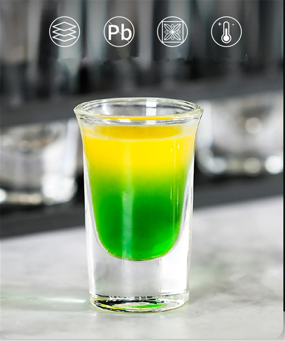 KICHOUSE Verre à Cocktail Doré Mini – Tasse Esthétique Bleu Nervuré, Verre Fantaisie Pour Boissons & Cocktails