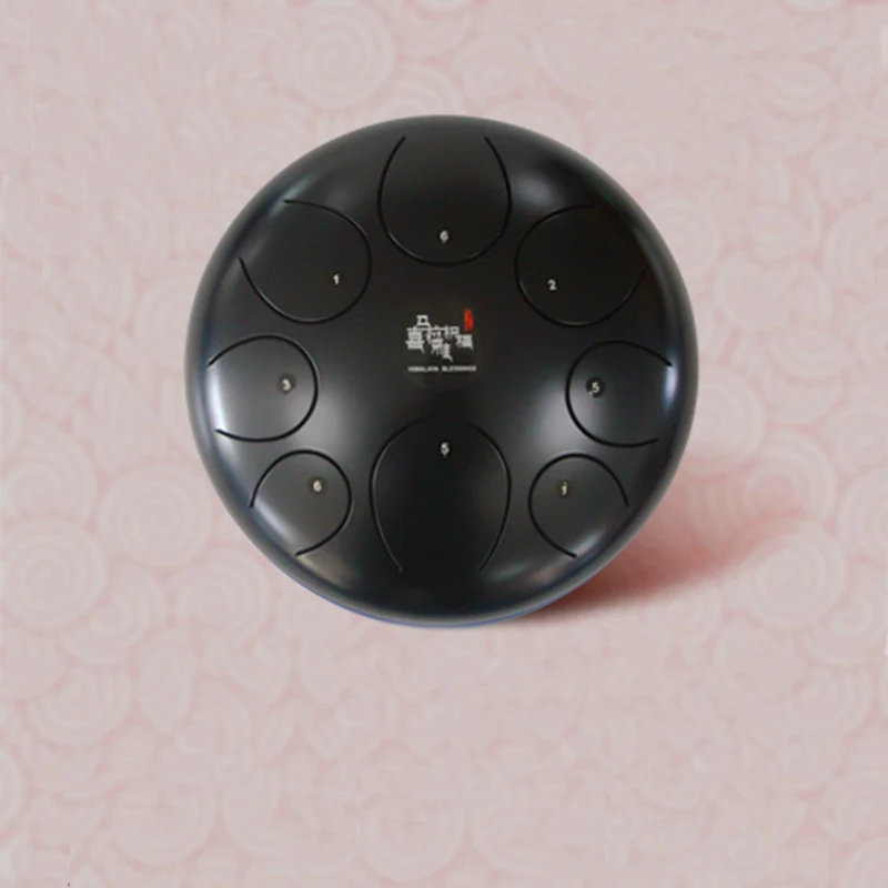 10 inch steel tongue drum 8 notes with case and rubber mallets Hank drum for Pregnant women children Music instrument Empty Drum