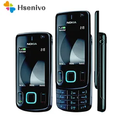 Восстановленный Оригинальный телефон Nokia 6600 slide Восстановленный сотовый телефон черного цвета в наличии Восстановленный