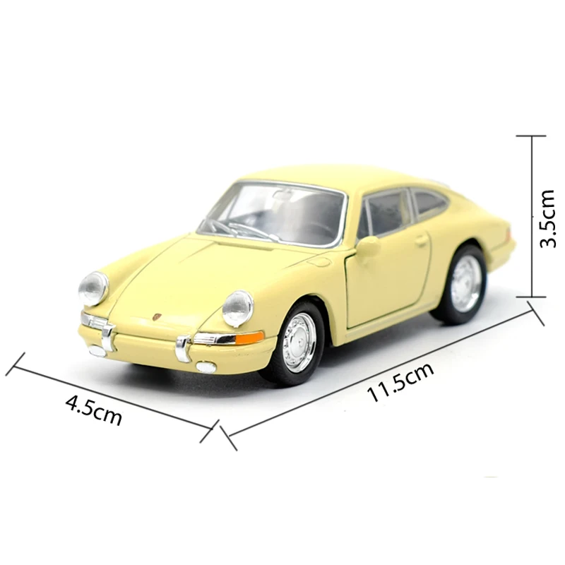 WELLY 1:36 1964 911 ретро автомобиль сплав литье под давлением модель автомобиля игрушка с оттягиваемая назад для детей подарки коллекция игрушка