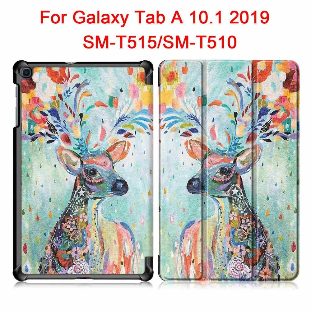 T515-CH-CL Чехол для планшета samsung Tab A 10,1 чехол для samsung galaxy tab a 10.1 Чехол - Цвет: T515-CH-CL