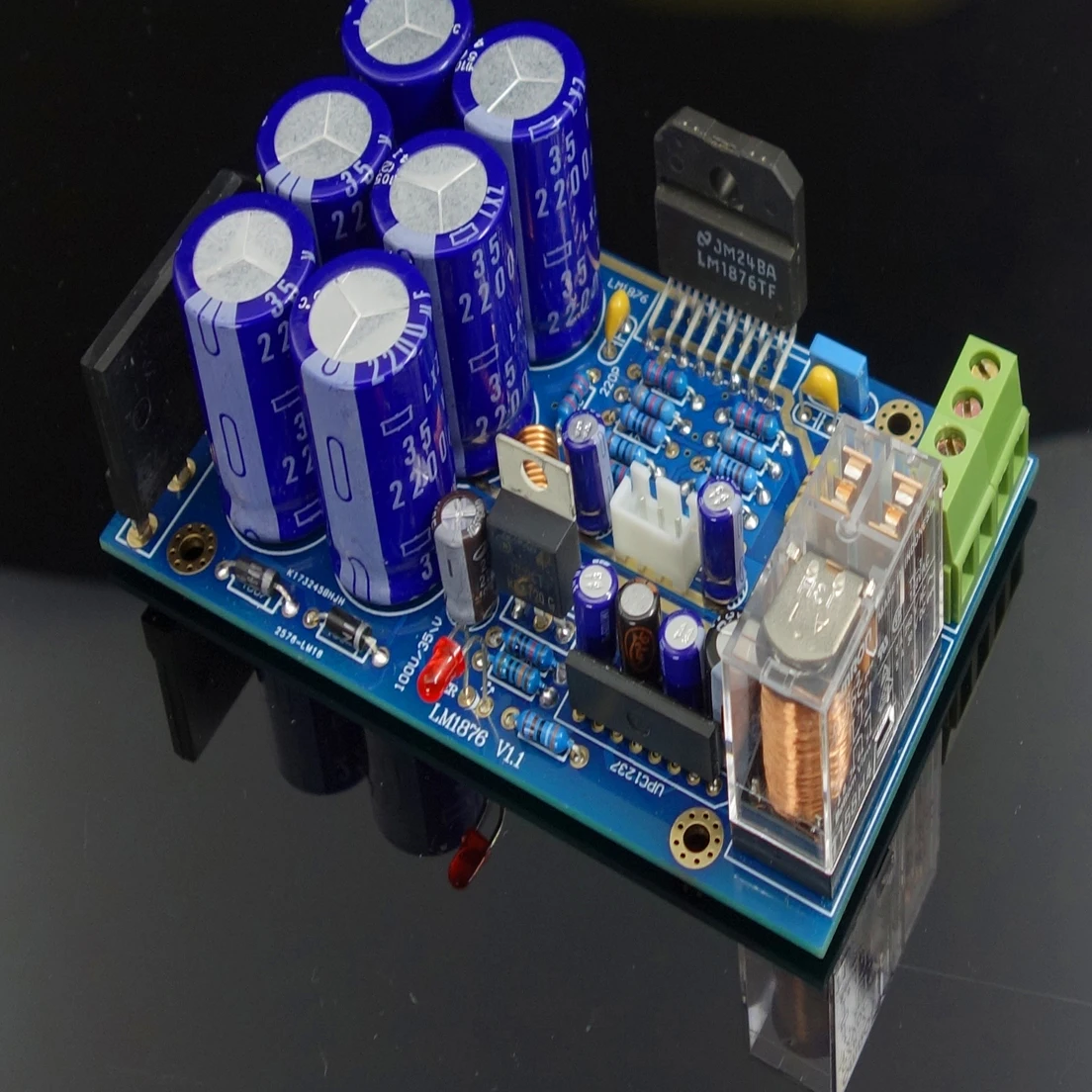 DC15 20V L1 LM1876 усилитель мощности плата комплект роскошный материал золото доска с