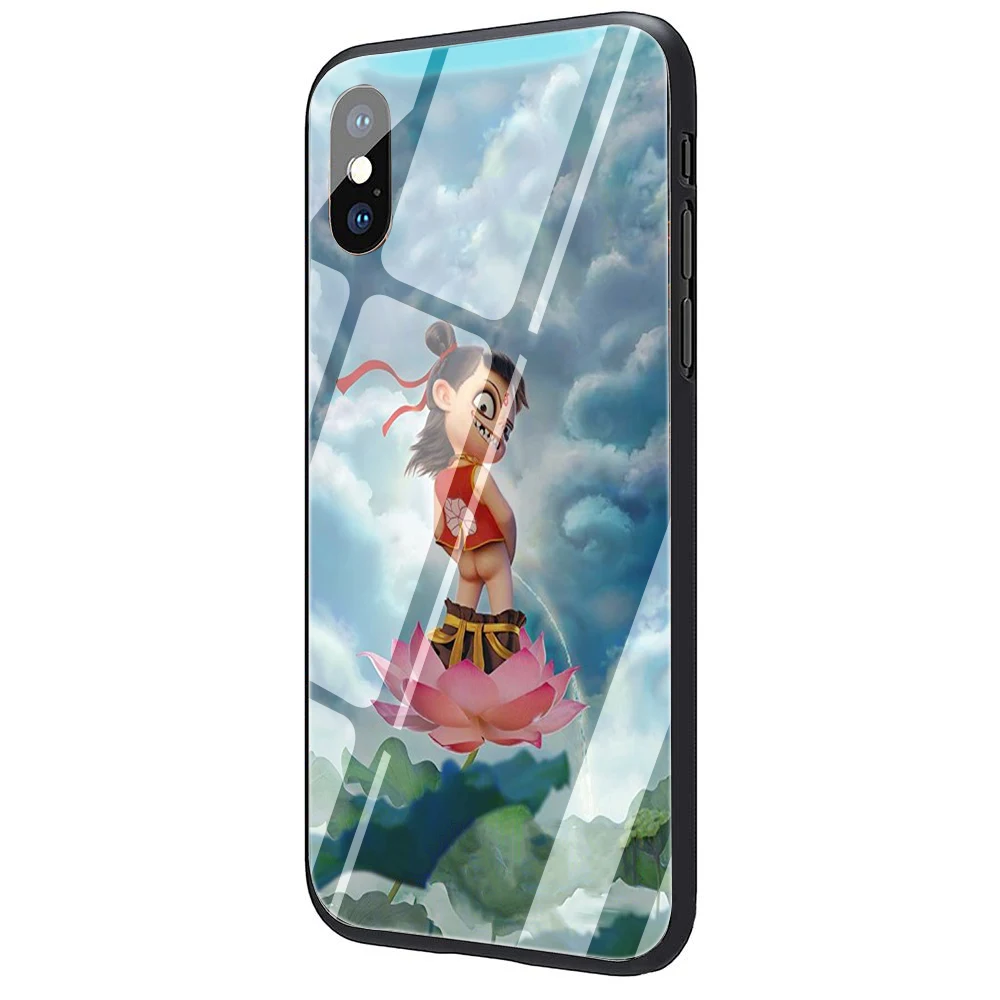 G5 EWAU NE ZHA стеклянный чехол для телефона чехол для iPhone 5 5S SE 6 6s Plus 7 8 Plus X XR XS MAX - Цвет: G5
