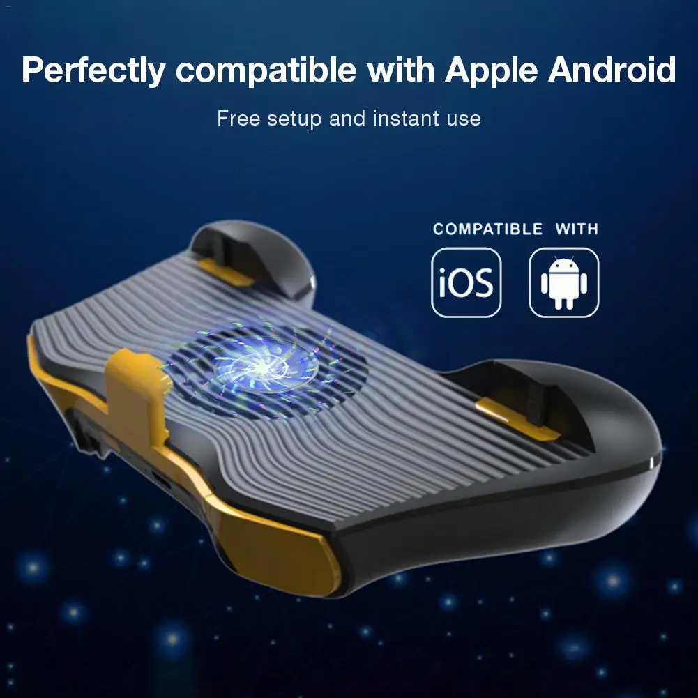 Игровой контроллер-держатель геймпад для PUGB Bluetooth охлаждение для Apple Мобильные телефоны Android IOS кнопка для игры Ручка для шутера
