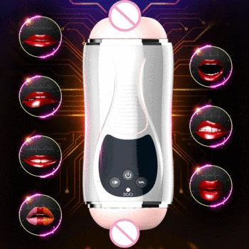 Men's Masturbation Cup Penis Sucking Smart Digital Display Female Pussy Simulator Delayed Ejaculation Trainer Massage Sex Toys 3
