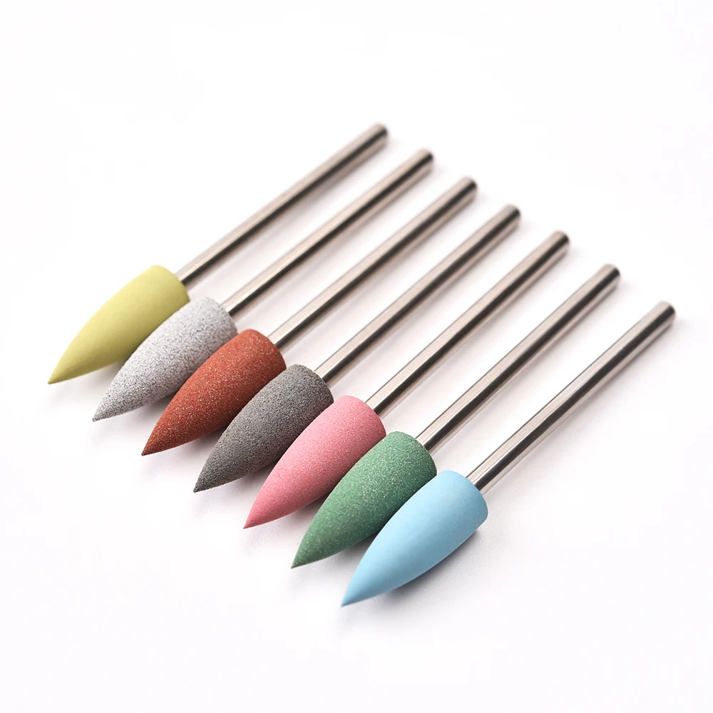 Rubber Silicone Nail Drill Bit Milling Cutter Polishing Tools Nail Buffer Bits Manicure Drill Accessories 28 Types nail art tools nail drill bit nail drill bits nail manicure tools nail manicure accessories