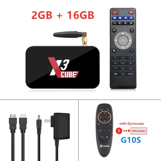 Android 9,0 Ugoos X3 Pro tv Box ram 4 Гб rom 32 ГБ Ugoos X3 Cube Amlogic S905X3 2,4G 5G WiFi 1000M 4K Ugoos X3 Cube X3 Pro Youtube - Цвет: X3 Cube 2G 16G G10S