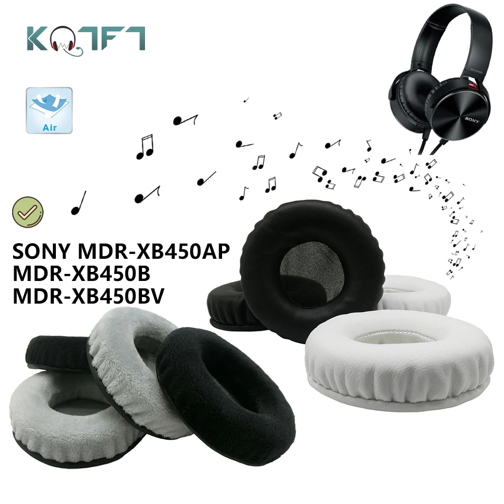 

Фланелевые амбушюры KQTFT для наушников для SONY пара сменных XB450B XB450AP