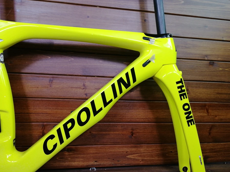 Топ Cipollini nk1k RB1K the one T1100 3k желтый карбоновый Дорожный Рама гоночный велосипед, прогулочный велосипед frameset XDB DPD корабль