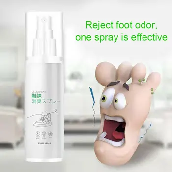

100ml Shoe Socks Foot Sweat Smell Removal Spray Refresher Shoes Smell Remover DC120