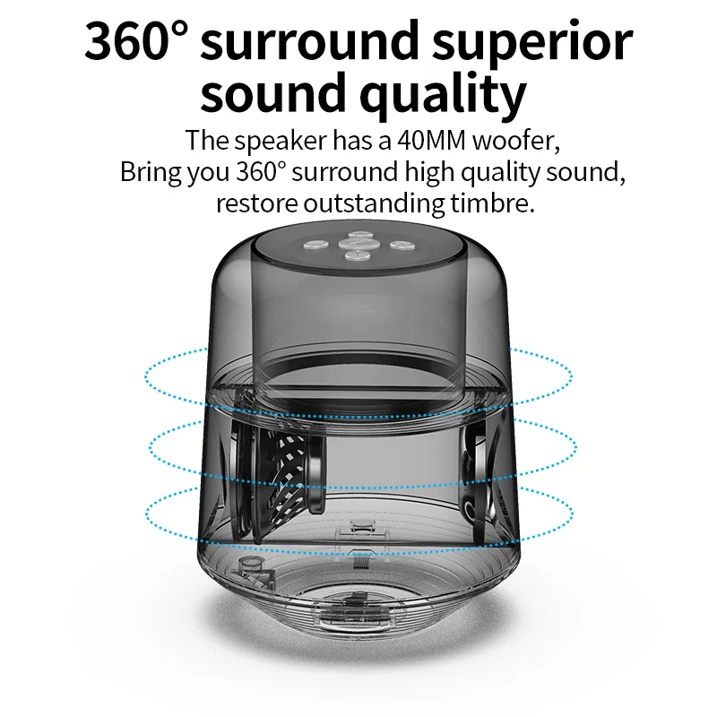 A68 Bluetooth динамик высокой громкости сабвуфер звук портативный 3D объемный домашний открытый беспроводной красочный светильник высокое качество звука