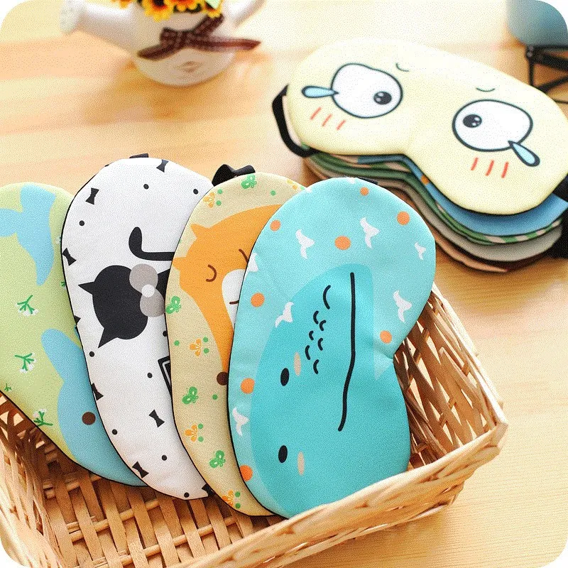 

Newborn Sun Bath Shade Silk Eye Mask Sleep Breathable Baby Bath with Cute Children Protection Eye Patch Infant