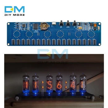 

5V Electronic DIY Kit in14 Nixie Tube Module Digital LED Clock Gift Circuit Board Kit PCBA No tubes